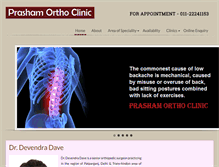 Tablet Screenshot of drdevendradave.com
